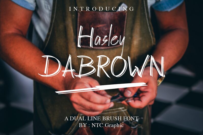 HasleyDabrown Schriftart