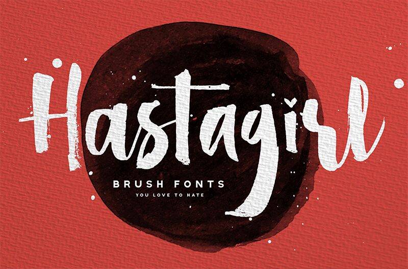 Hastagirl One Schriftart
