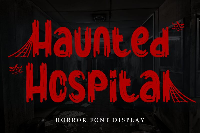Haunted Hospital Schriftart