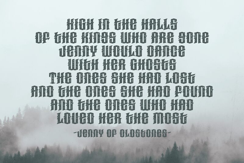 Haunted Woods Czcionka