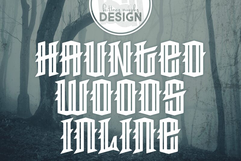 Haunted Woods Czcionka