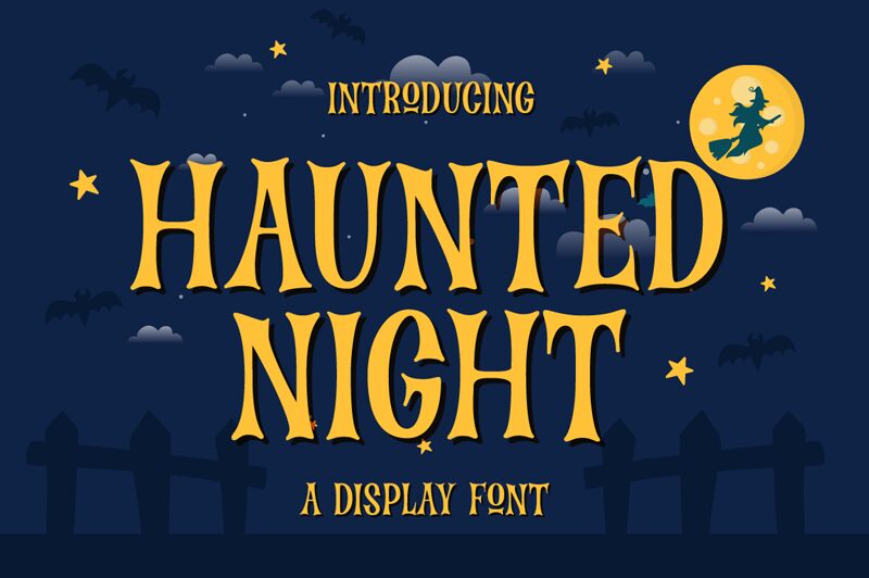 Haunted Night Schriftart