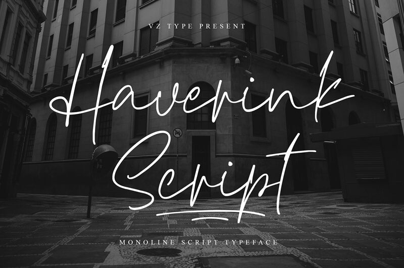 Haverink Script Schriftart