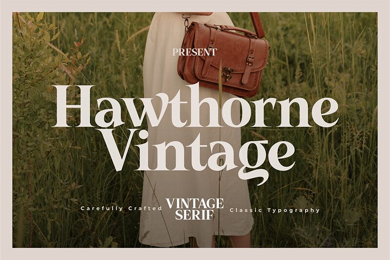 Hawthorne Vintage Czcionka