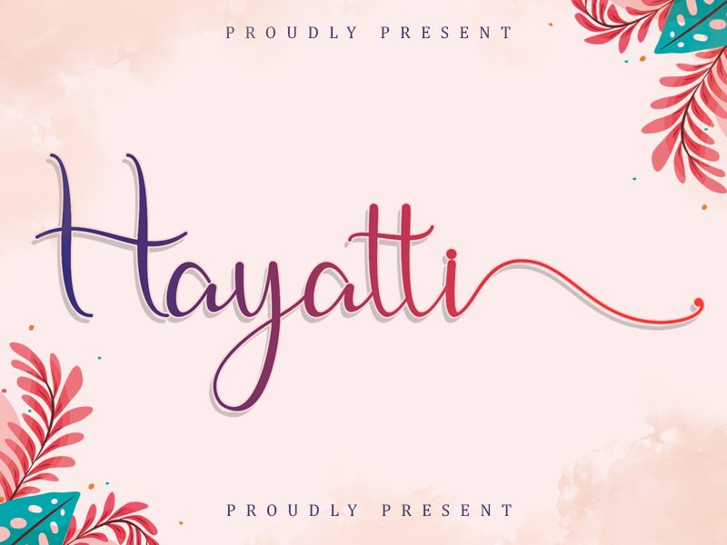 Hayatti Czcionka