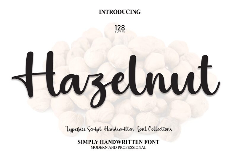 Hazelnut الخط