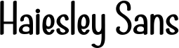 Haiesley Sans Demo Bold