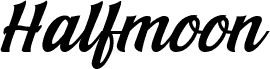 Halfmoon Bold Italic