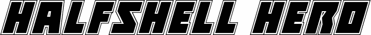 Halfshell Hero Academy Italic