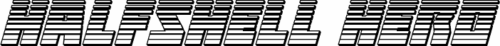 Halfshell Hero Chrome Italic