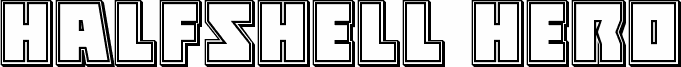 Halfshell Hero Engraved Regular