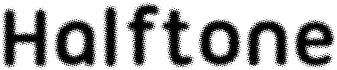 Halftone Font Bold