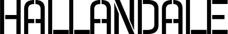 Hallandale Stencil Bold JL
