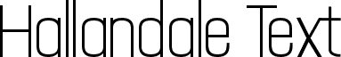 Hallandale Text JL