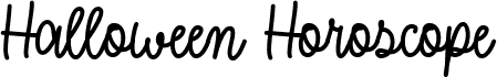Halloween Horoscope