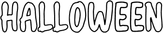 halloween outline