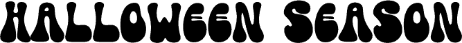 Preview of the Halloween Season font
