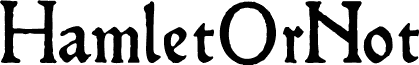 HamletOrNot
