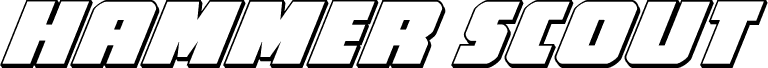 Hammer Scout 3D Italic