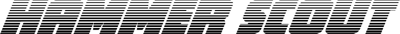 Hammer Scout Gradient Italic