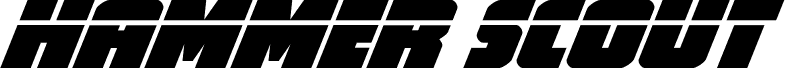 Hammer Scout Laser Italic