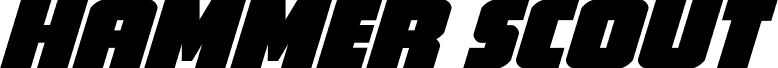 Hammer Scout Semi-Italic