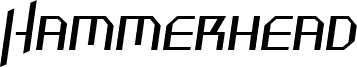 Hammerhead  Thin Italic