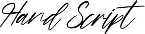 hand script Italic