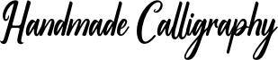Handmade Calligraphy
