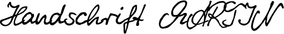 Ukážka písma Handschrift MARTIN