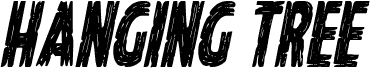 Hanging Tree Condensed Italic