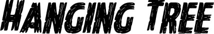 Hanging Tree Staggered Italic
