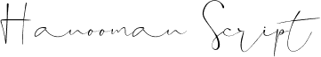 Hanooman Script