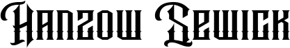 Hanzow Sewick Regular