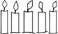 Happy Birthday Candles Regularフォントのプレビュー