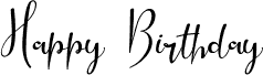 Happy Birthday