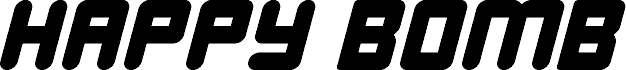 Happy Bomb Italic