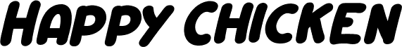 Anteprima del carattere Happy Chicken Italic