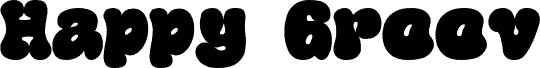 Happy Groov One Schriftart