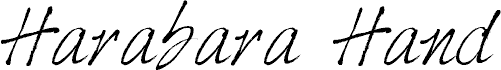 HarabaraHand Italic