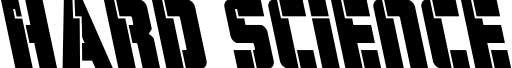 Hard Science Bold Leftalic