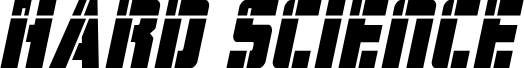 Hard Science Laser Italic