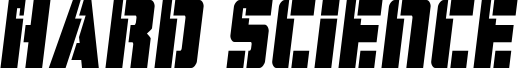 Hard Science Semi-Italic