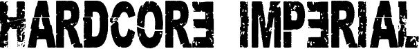 Hardcore Imperial font