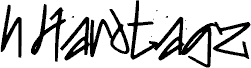 Preview of the HARDTAGZ font