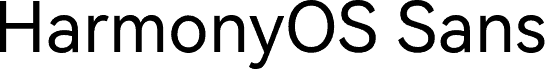 HarmonyOS Sans