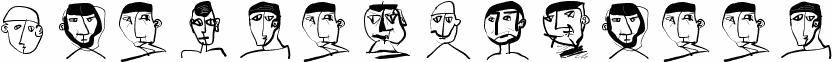 Vorschau der Schriftart HarpersBizarre