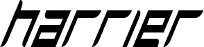 Harrier Condensed Italic