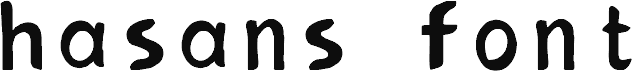 hasans font