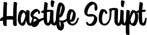 HastifeScriptDEMO-Regular